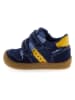 Naturino Skórzane sneakersy barefoot "Ondy" w kolorze granatowym