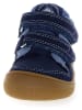 Naturino Skórzane sneakersy barefoot "Ondy" w kolorze granatowym