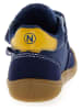 Naturino Skórzane sneakersy barefoot "Ondy" w kolorze granatowym