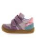 Naturino Skórzane sneakersy barefoot "Ondy" w kolorze fioletowym