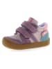 Naturino Skórzane sneakersy barefoot "Ondy" w kolorze fioletowym
