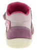 Naturino Barfuß-Leder-Sneakers "Yoggi" in Lila/ Rosa