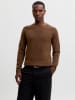 Jack & Jones Pullover in Hellbraun
