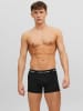 Jack & Jones 3er-Set: Boxershorts in Dunkelblau/ Schwarz/ Grau