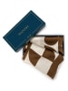 Puccini Seidentuch in Creme/ Hellbraun - (L)65 x (B)65 cm