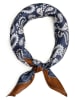 Puccini Seidentuch in Dunkelblau - (L)65 x (B)65 cm