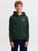 JACK & JONES Junior Hoodie in Dunkelgrün
