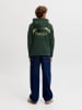 JACK & JONES Junior Hoodie in Dunkelgrün