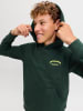 JACK & JONES Junior Hoodie in Dunkelgrün