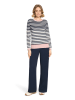 Betty Barclay Trui wit/donkerblauw