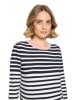 Betty Barclay Trui wit/donkerblauw