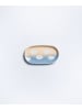 Egg Back Home Taca "Cloud Peach" w kolorze pomarańczowo-niebieskim - 17,5 x 9,5 cm