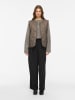 Vila Doorgestikte bodywarmer taupe