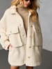 Milan Kiss Fleecejacke in Creme