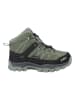 CMP Skórzane buty trekkingowe "Rigel Mid" w kolorze zielonym