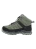 CMP Skórzane buty trekkingowe "Rigel Mid" w kolorze zielonym