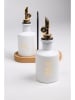 Hermia 3-delige set: Olie- & azijndispenser wit/goudkleurig - 200 ml