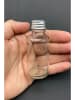 Hermia 12er-Set: Shot-Flaschen in Silber - 30 ml