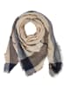 Camel Active Szal w kolorze granatowo-beżowym - 120 x 120 cm
