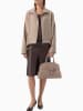 COCCINELLE Leren handtas taupe - (B)34 x (H)13 x (D)11 cm