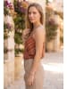 SOULSHAE Blousetop rood/oranje