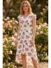 SOULSHAE Kleid in Weiß/ Rosa
