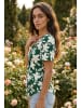 SOULSHAE Blouse groen/wit