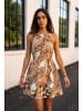 SOULSHAE Kleid in Camel/ Creme