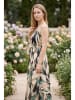 SOULSHAE Jurk beige/groen/zwart