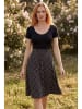 SOULSHAE Kleid in Schwarz/ Sand