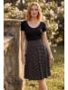 SOULSHAE Kleid in Schwarz/ Sand