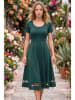 SOULSHAE Kleid in Dunkelgrün