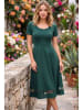 SOULSHAE Kleid in Dunkelgrün