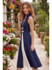 SOULSHAE Jurk donkerblauw/wit