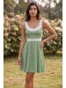 SOULSHAE Jurk groen/wit