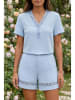 SOULSHAE 2tlg. Outfit in Hellblau