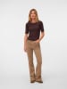Vero Moda Koszulka dzianinowa w kolorze brązowym