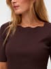 Vero Moda Koszulka dzianinowa w kolorze brązowym