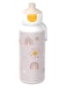 Mepal Bidon "Campus - Sunshine & Rainbow" w kolorze jasnoróżowym - 400 ml