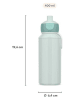 Mepal Bidon "Campus - Princess Power" w kolorze miętowo-fioletowym - 400 ml