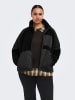 ONLY Carmakoma Fleecejacke in Schwarz