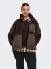 ONLY Carmakoma Fleece vest bruin
