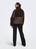 ONLY Carmakoma Fleece vest bruin