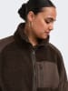 ONLY Carmakoma Fleece vest bruin