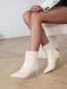 Sixth Sens Stiefeletten in Creme