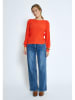 Peppercorn Pullover in Orange
