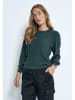 Sweter w kolorze morskim
