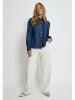 Peppercorn Spijkerblouse donkerblauw