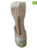 mesa 6-częściowy zestaw "Enrico" w kolorze beżowym - wys. 32 cm