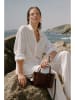 Christian Laurier Leder-Henkeltasche "Bailey" in Braun - (B)25 x (H)14 x (T)9 cm